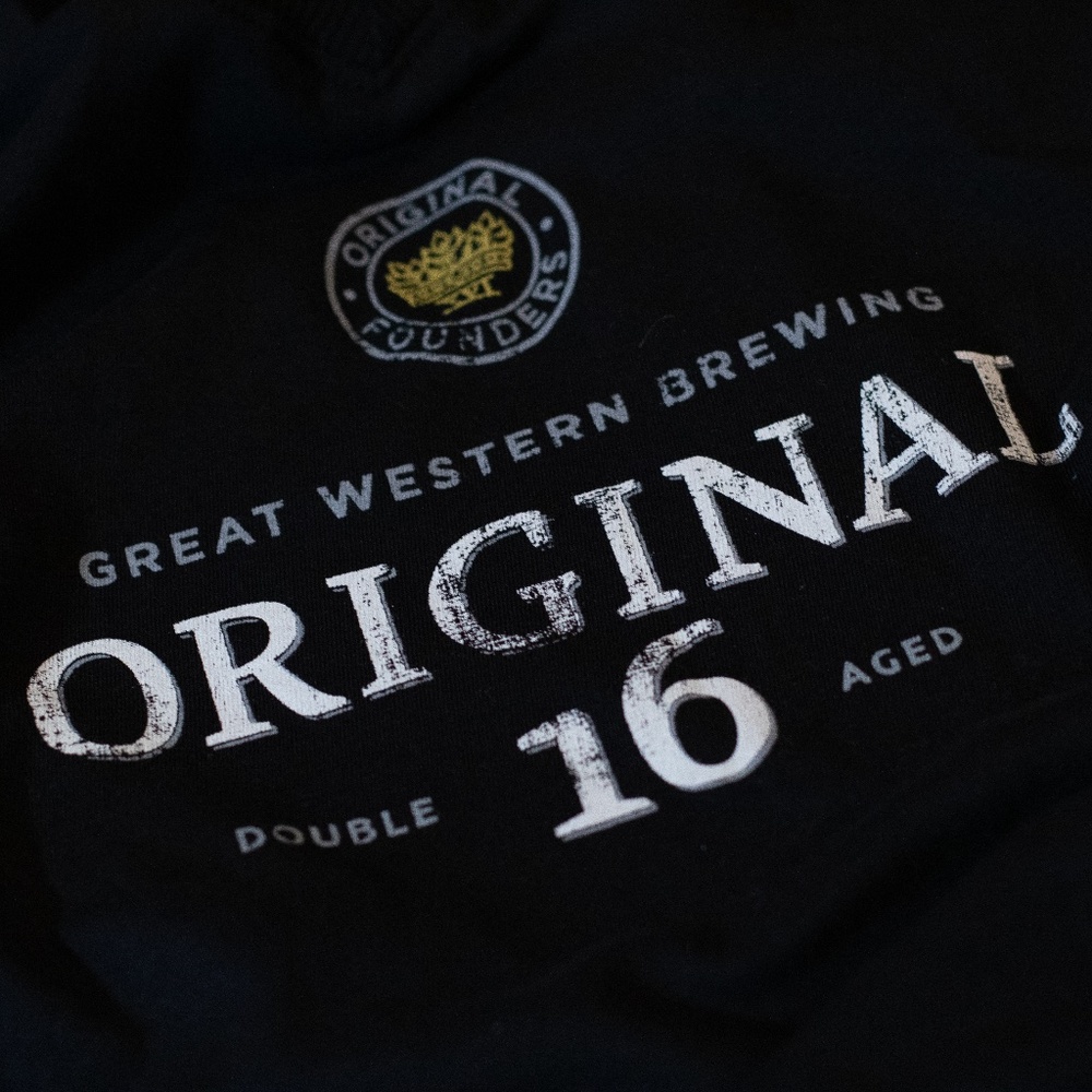 Great Western Brewing Black V Neck Graphic T-Shirt